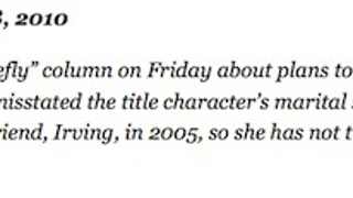 <em>New York Times</em> Regrets Calling Cathy A Sad Unmarried